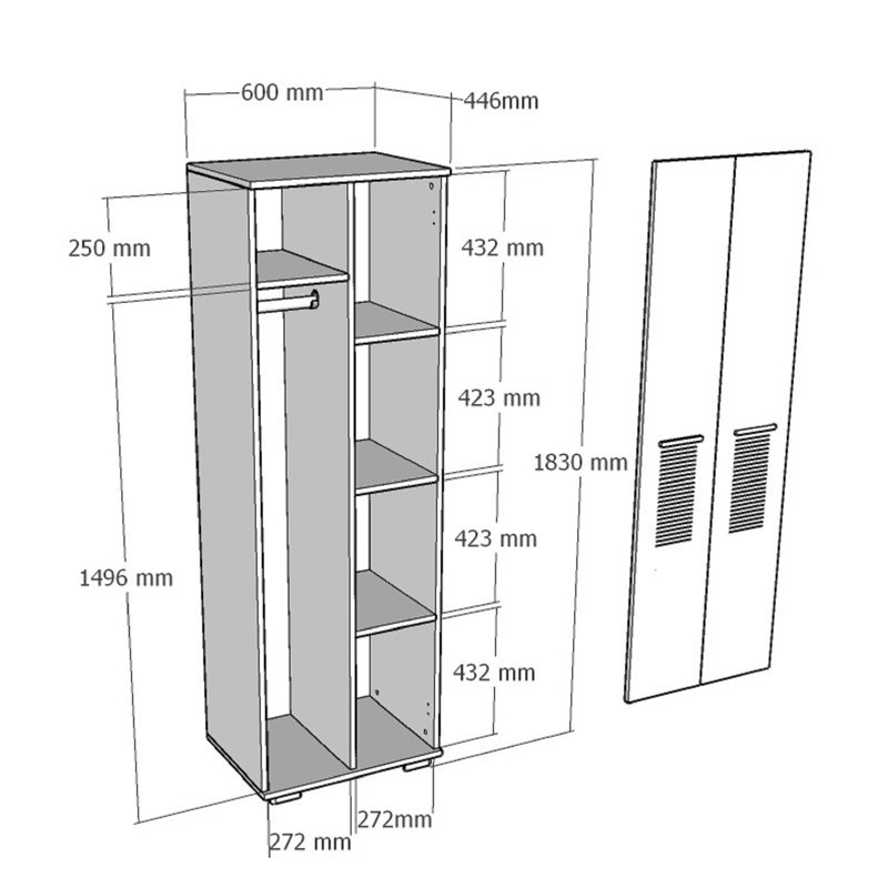 Wardrobe, Blanc