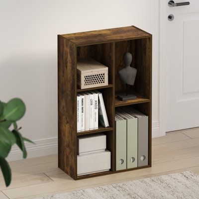 Bibliothèque organisatrice Furinno Tomi, bibliothèque, 5 cubes, pin ambre
