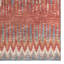 Tapis à chevrons tissé à la machine en rouge-437658355