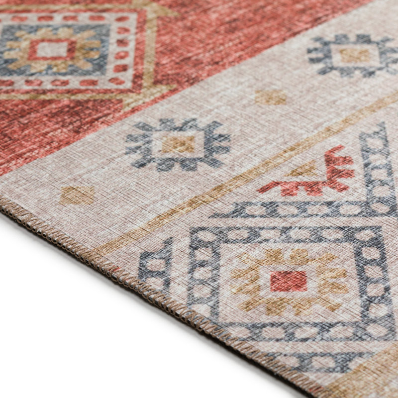 Jerrell Chenille Washable Moroccan Rug, Rectangle 1'8" x 2'6"