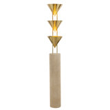 Versus 67-in Brass Floor Lamp