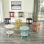 Large table de bout carrée avec plateau en verre, table basse en verre trempé en acier inoxydable-685409467