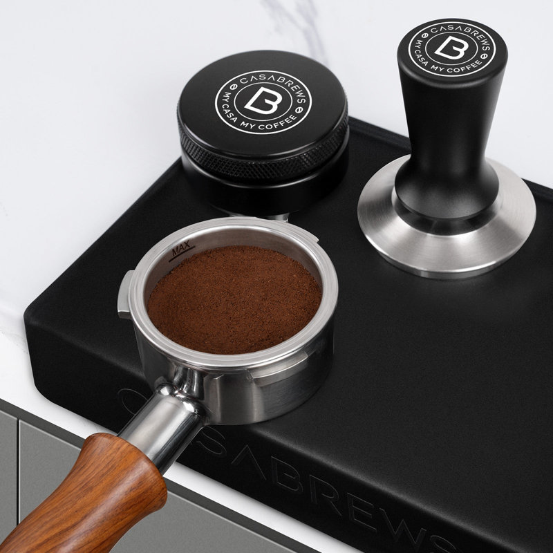 Tapis de pressage CA2015, tapis espresso en silicone pour machine à café CASABREWS