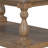 Vintage Coffee Table Featuring Artistic Vase Column Legs And Luxurious Pine For Timeless Charm,Suitable For Living Room, Study Room-461315613
