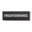 «Wash Your Hands» par Linda Woods, art mural sur toile-56962571