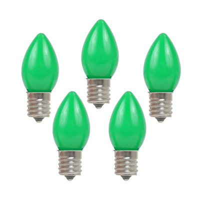 Ampoules en céramique à del en céramique pour c7 de noël d’extérieur