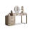 Makeup Vanity with Light mirror,5 drawers