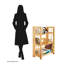 97cm H x 70cm W Solid Wood Etagere Bookcase