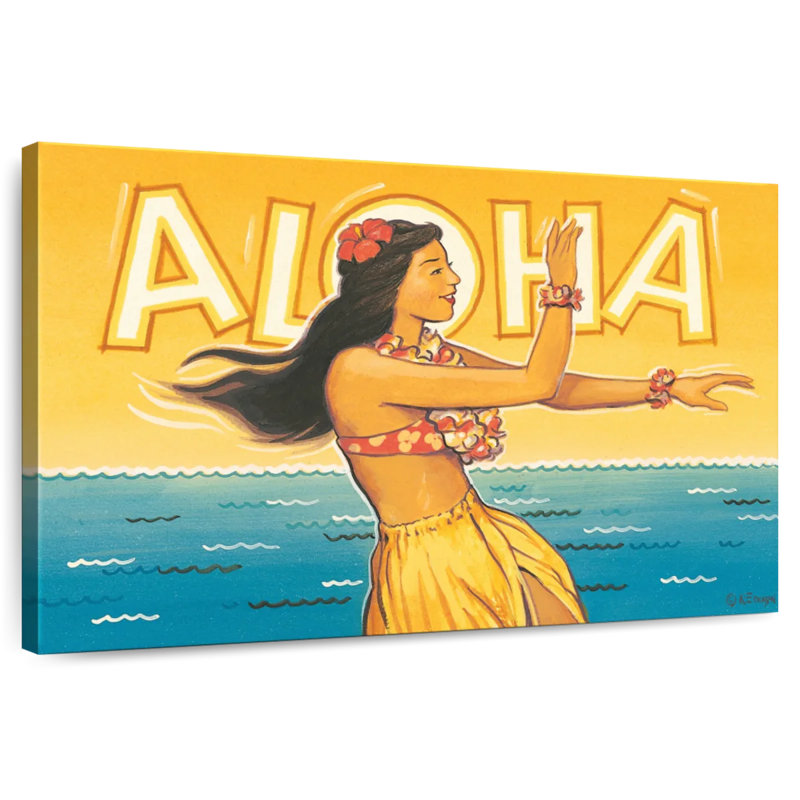 Gillard Aloha Hawaii II, 20" H x 30" W