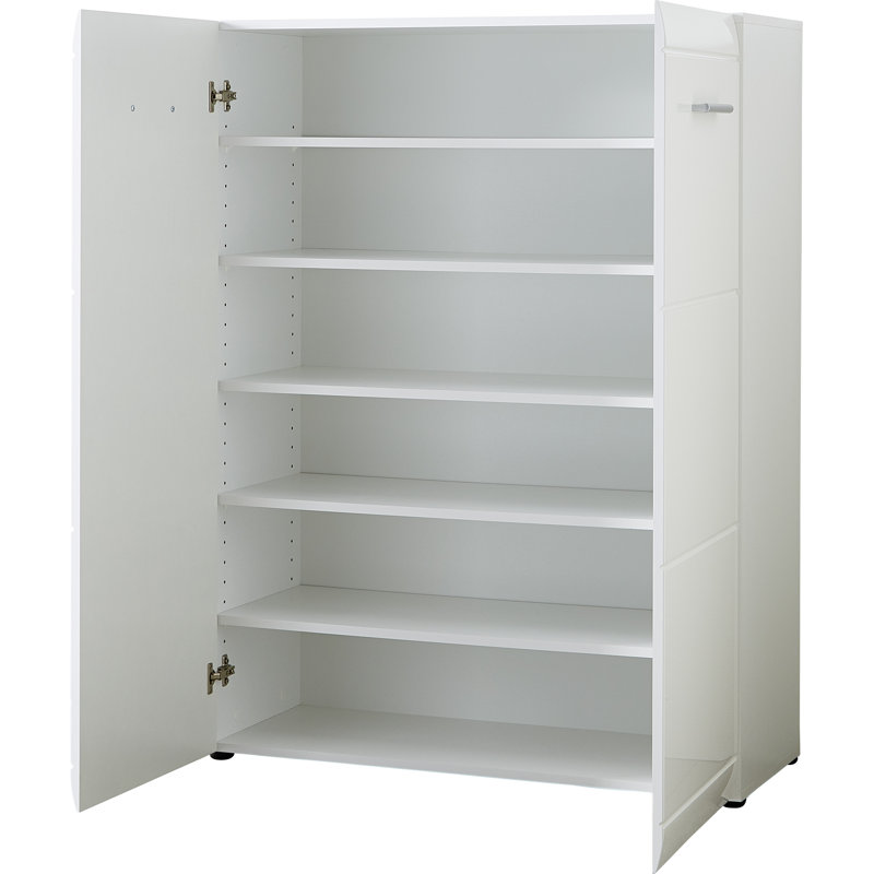 Garcia 24 Pair Shoe Storage Cabinet, White