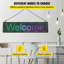 Enseigne lumineuse à DEL VEVOR, commande WiFi et USB 40 po x 9 po, affichage P6 couleur programmable,