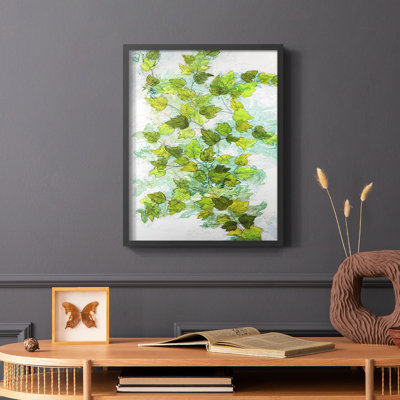 Ivy, reproduction encadrée - bois massif