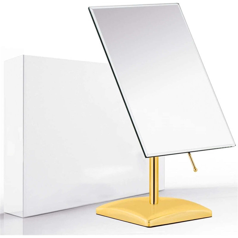 Demetrias Rectangle Floor Mirror, Chrome