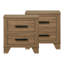  Antibes Rowane 2-Drawer Nightstand (Set Of 2)