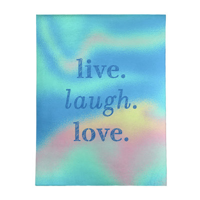 Quotes Chenille Indoor Rug