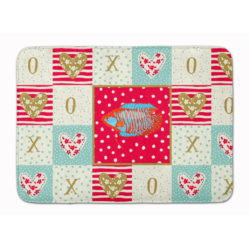 Quidel Patchwork Memory Foam Non-Skid Kitchen Mat