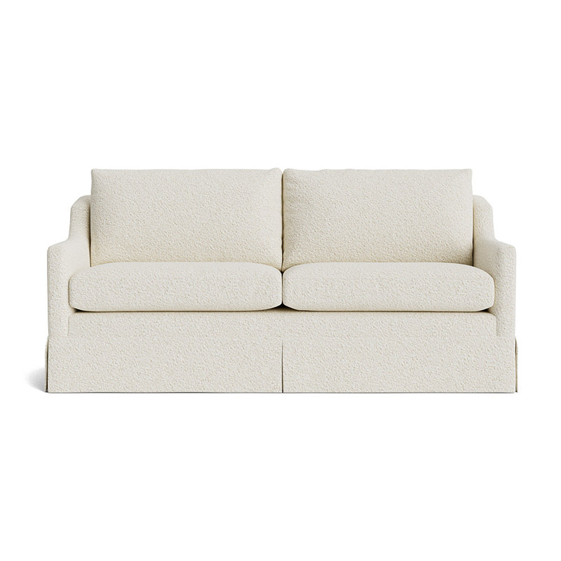 Canapé Gigi avec jupe 105, H 35 po x l 105 po x P 36 po, Berbère - crème