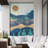 Abstract Mountains Peel & Stick Border-93867427
