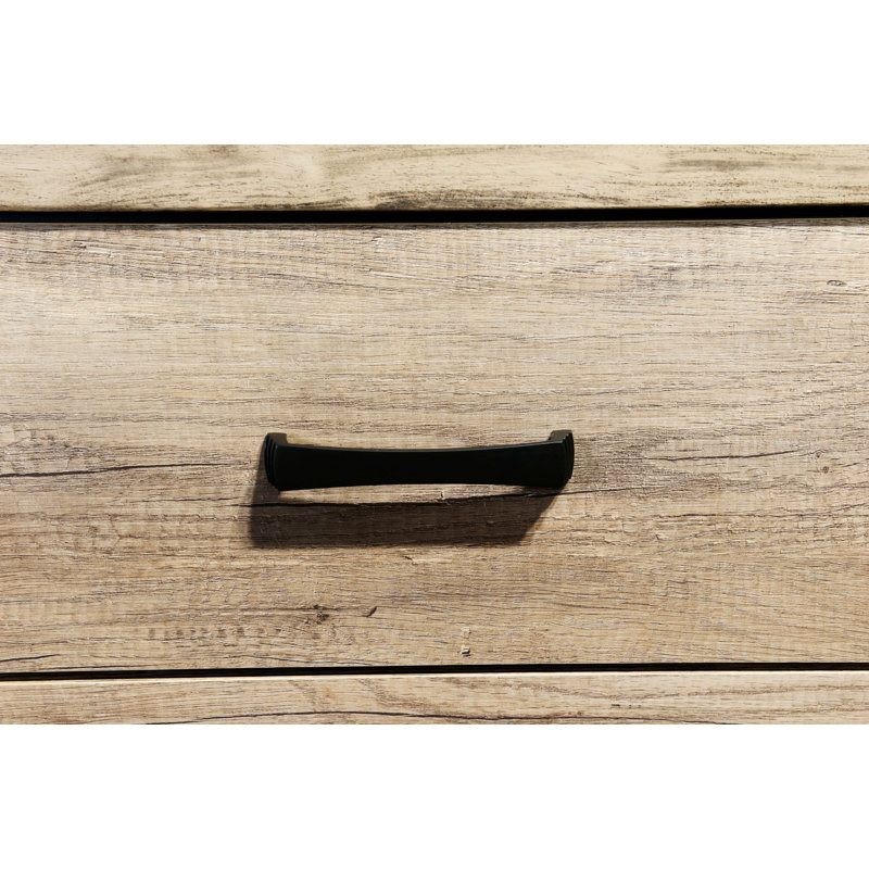 Commode contemporaine à cinq tiroirs, commode de chambre en bois pour la maison