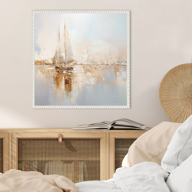 Reproduction d'art sur toile encadrée, H 22 po x l 22 po