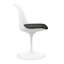 Chaise d'appoint pivotante tulipe Modholic, noire (ensemble de 2)-977501928-958523959