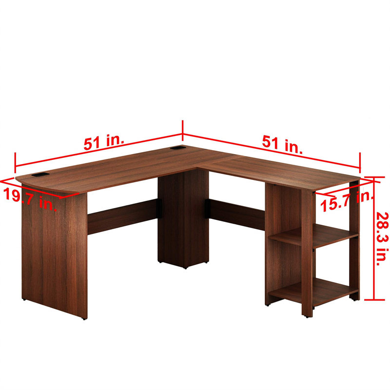 Bureau de direction en L Chelsay, Noyer, Noyer