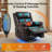 Dual-Motor Swivel Glider Power Recliner With Massage And Heat, LED Light Strips-1270625836