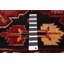 Tapis de couloir unique en laine noué à la main style 1990S 3 pi 6 po x 9 pi 10 po noir Pretor