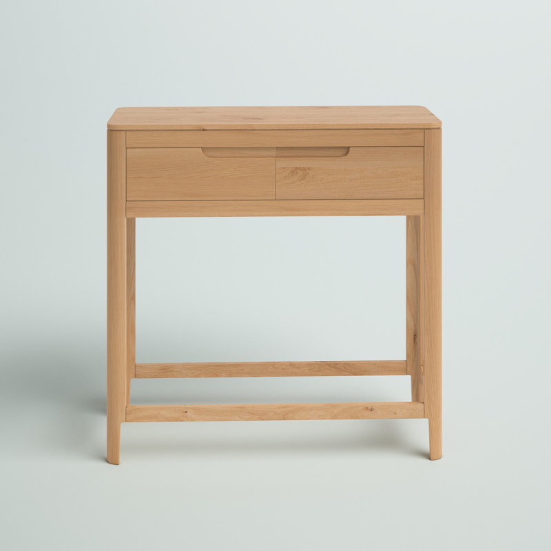 Remi Baylor Oak Side Table with Storage, Oak