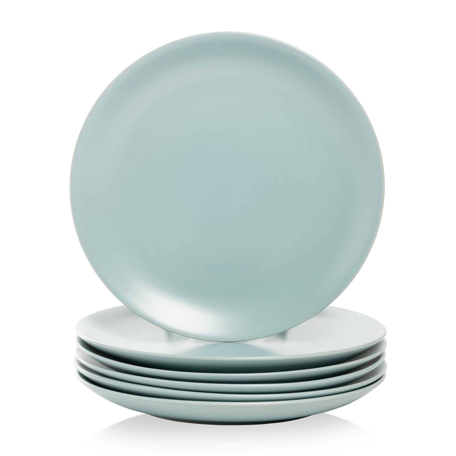 Wazee Matte 10.5" Dinner Plate, Mineral Blue