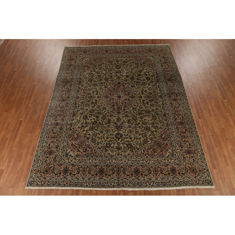 Tapis traditionnel vert 10 x 12