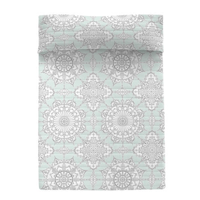 Wintham Cotton No Pattern Bedspread