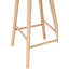 Adhitya Solid Wood Counter Stool