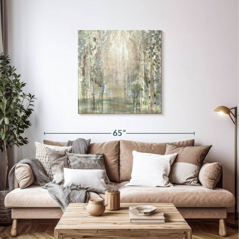 Bois de bouleau, H 36 po x l 36 po