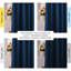 Heavy Velvet Eyelet Ready Made Thermal Drapes & Curtains-119207236-119207237