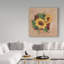 « tournesol square », reproduction de peinture à l’acrylique sur toile tendue-31878926