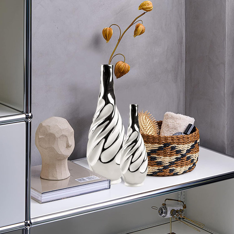Ceramic Vase, White