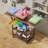 46.5" x 19.7" Foldable Craft Table with Wheels
