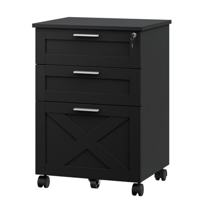 Solid Wood Filing Cabinet