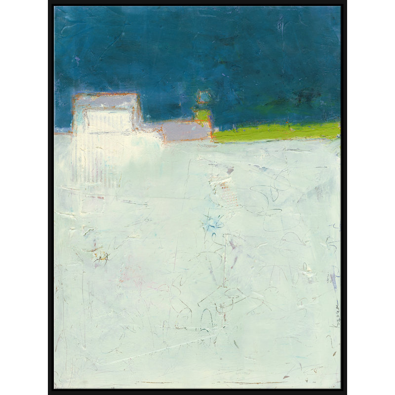 Turquoise Sky Giclee On Canvas by Jill Krasner, Black