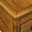 Table de bout en bois massif brun antique, rectangulaire de 23,6 po avec tiroir pour le salon, table de chevet simple à assembler, petits espaces de table, installation rapide