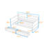 Lit de jour simple avec tiroirs de rangement-1094313822