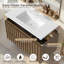 Meuble-lavabo mural simple 36 po avec lavabo en céramique Erommy, meuble-lavabo avec armoire spacieuse et 2 tiroirs à fermeture en douceur