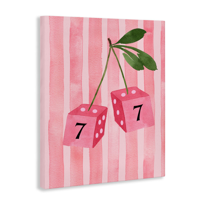 «Lucky Number 7 Cherry Dice», conception par Nina Jacobs, H 48 po x l 36 po