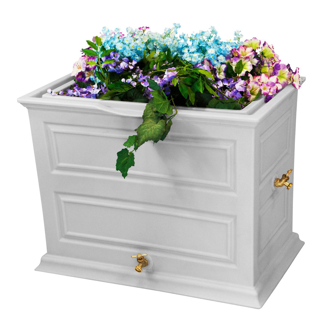 Good Ideas 50 Gallons Weather Resistant Resin Drainable Rain Barrel Good Ideas