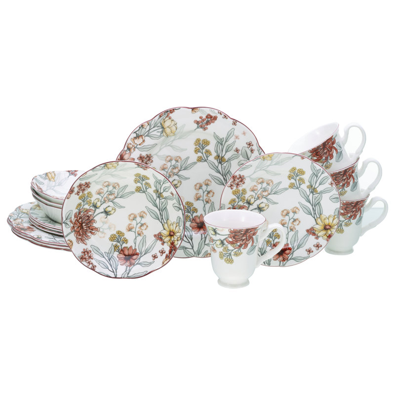 Fiore 16 Piece Dinnerware Set - Service for 4