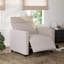 Fauteuil inclinable électrique Carolan, avoine