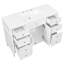 Meuble-lavabo de salle de bain de 122 cm avec lavabo, meuble-lavabo blanc autoportant avec 6 tiroirs et 2 portes, ensemble de vanité moderne en MDF-1319888340