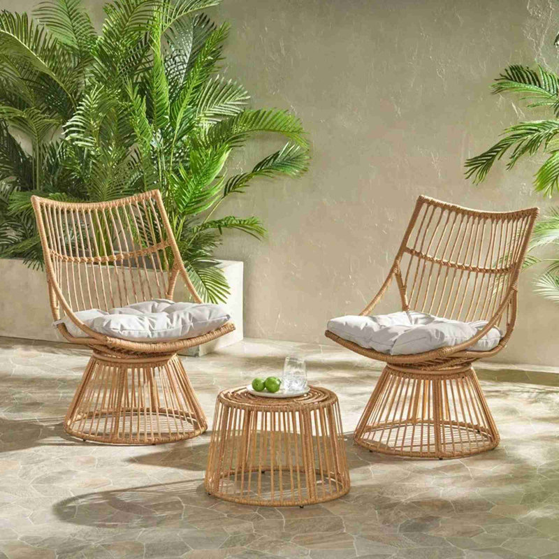 CHAISE ET TABLE D'APPOINT ELAINE