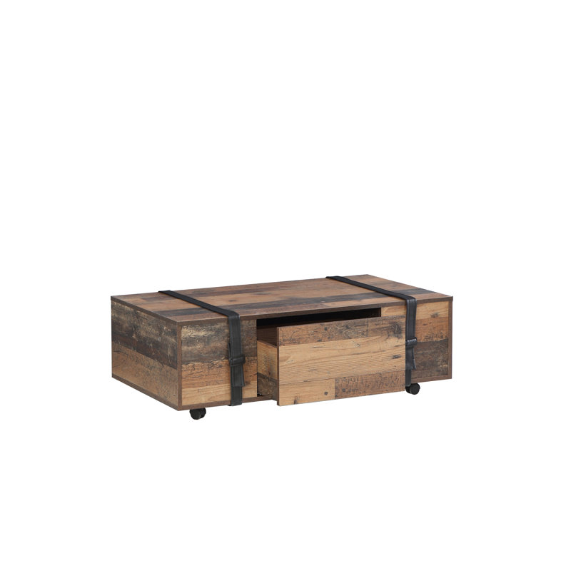 Caribbean Wheel Coffee Table with Storage